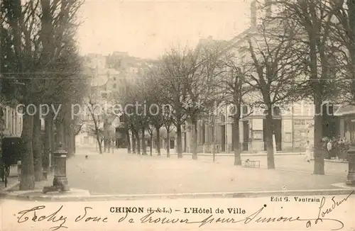 AK / Ansichtskarte Chinon_Indre_et_Loire Hotel de Ville Chinon_Indre_et_Loire