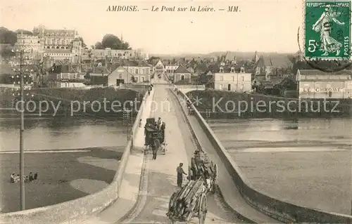 AK / Ansichtskarte Amboise Pont sur la Loire Amboise