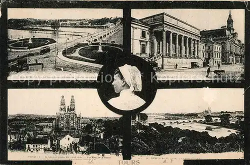AK / Ansichtskarte Tours_Indre et Loire Sehenswuerdigkeiten Tours Indre et Loire