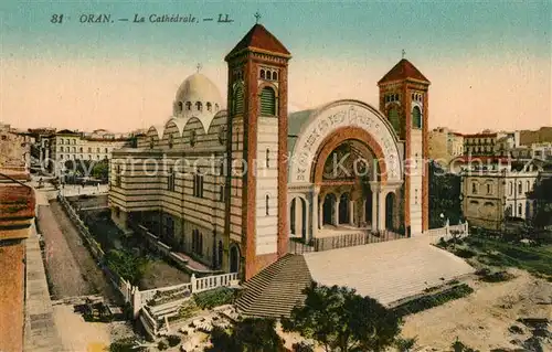 AK / Ansichtskarte Oran La Cathedrale Oran
