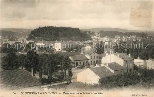 AK / Ansichtskarte Bourbonne les Bains_Haute_Marne Panorama vu de la Gare Bourbonne les Bains_Haute