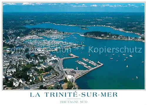AK / Ansichtskarte La_Trinite sur Mer Vue aerienne La_Trinite sur Mer