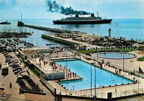 AK / Ansichtskarte Le_Havre Sortie du MS France Piscine Le_Havre