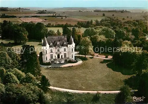 AK / Ansichtskarte L_Ile Bouchard Chateau vue aerienne L_Ile Bouchard