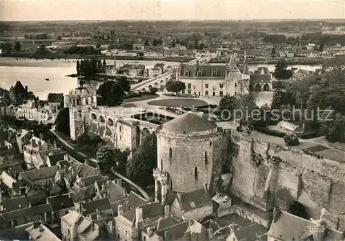 AK / Ansichtskarte Amboise Chateau Jardins vue aerienne Amboise