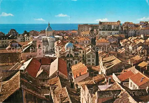 AK / Ansichtskarte Dubrovnik_Ragusa Blick ueber die Altstadt Dubrovnik Ragusa