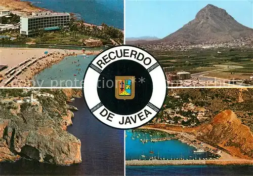 AK / Ansichtskarte Javea Diversos aspectos vista aerea Javea