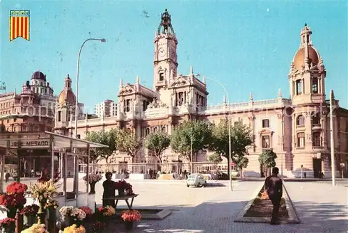 AK / Ansichtskarte Valencia_Valenciana Ayuntamiento Rathaus Valencia_Valenciana