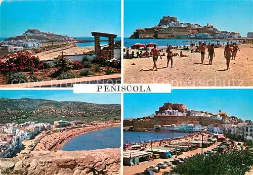 AK / Ansichtskarte Peniscola Diversos aspectos de la ciudad Playa Peniscola
