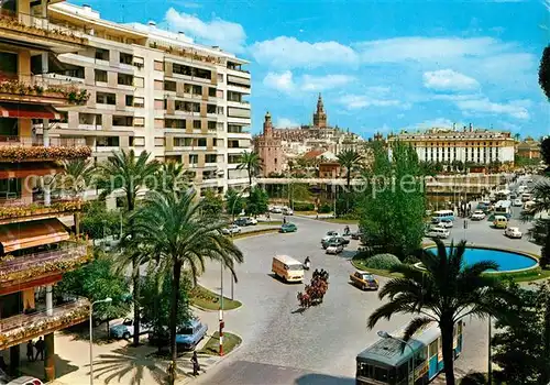 AK / Ansichtskarte Sevilla_Andalucia Plaza de Cuba Sevilla_Andalucia