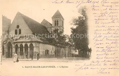 AK / Ansichtskarte Saint Maur des Fosses Eglise Saint Maur des Fosses