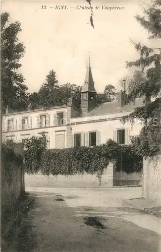 AK / Ansichtskarte Igny_Essonne Chateau de Vaupereux Igny Essonne