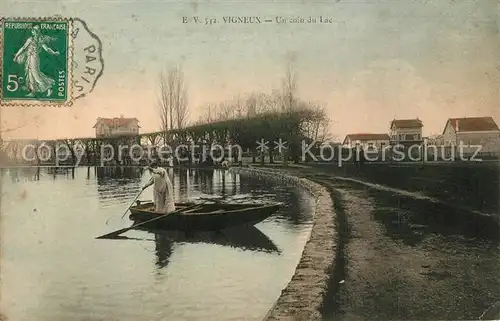 AK / Ansichtskarte Vigneux sur Seine Con du Lac Vigneux sur Seine