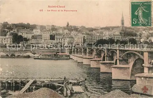 AK / Ansichtskarte Saint_Cloud Pont Saint Cloud