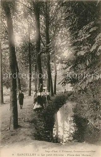 AK / Ansichtskarte Sarcelles Place des Marais Rhosne Sarcelles