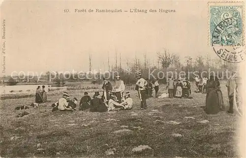 AK / Ansichtskarte Rambouillet Foret Etang des Hogues Rambouillet