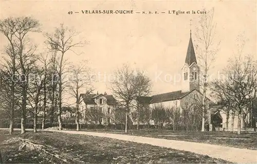 AK / Ansichtskarte Velars sur Ouche Eglise et la Cure Velars sur Ouche