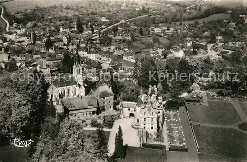 AK / Ansichtskarte Cleres Fliegeraufnahme Eglise et Chateau Cleres