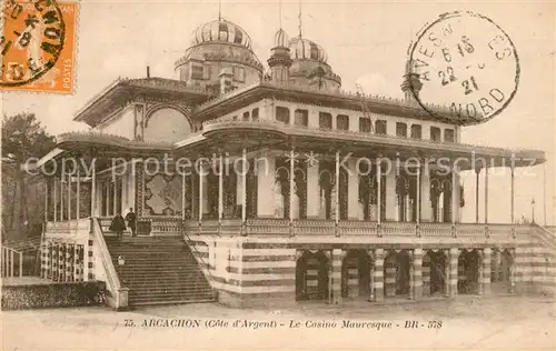 AK / Ansichtskarte Arcachon_Gironde Casino Mauresque Arcachon Gironde