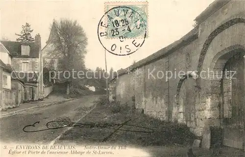 AK / Ansichtskarte Beauvais Eglise et Port  Beauvais