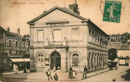 AK / Ansichtskarte Meru_Oise Hotel de Ville Meru_Oise