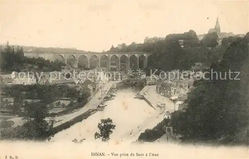 AK / Ansichtskarte Dinan Vue prise du Sat a l Ane Dinan