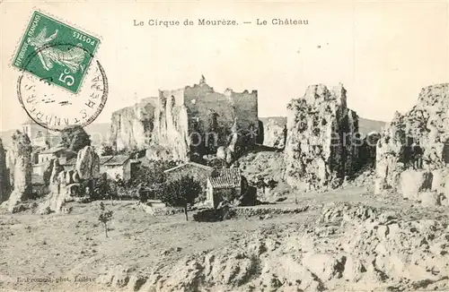 AK / Ansichtskarte Moureze Le Ciruque de Moureze Le Chateau Moureze