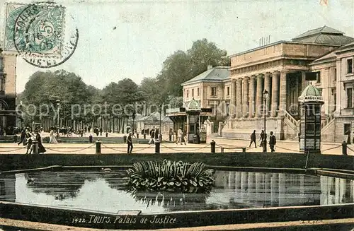 AK / Ansichtskarte Tours_Indre et Loire Palais de Justice Tours Indre et Loire