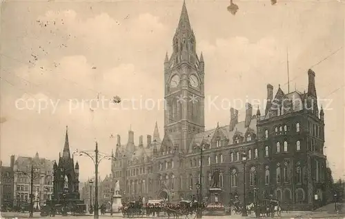 AK / Ansichtskarte Manchester_GB Town Hall 