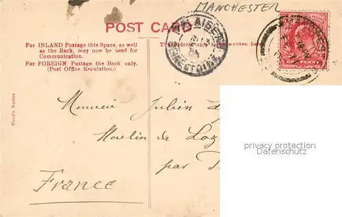 AK / Ansichtskarte Manchester_GB Town Hall 