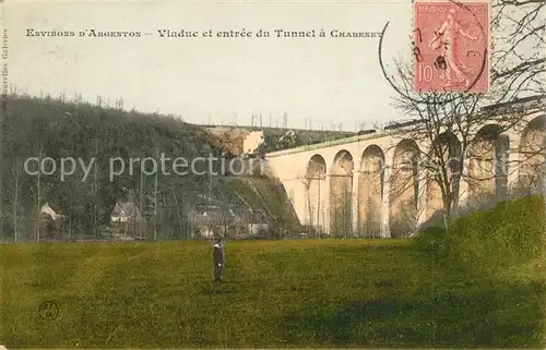 AK / Ansichtskarte Argenton_Lot et Garonne Viaduc et entree du Tunnel a Chabenet Argenton Lot et Garonne