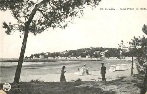 AK / Ansichtskarte Royan_Charente Maritime Saint Palais la plage Royan Charente Maritime