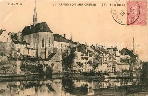 AK / Ansichtskarte Argenton sur Creuse Eglise Saint Benoit Argenton sur Creuse