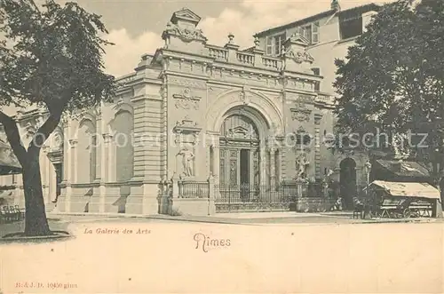 AK / Ansichtskarte Nimes La Galerie des Arts Nimes