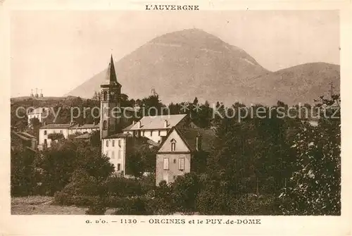 AK / Ansichtskarte Orcines et le Puy de Dome Orcines