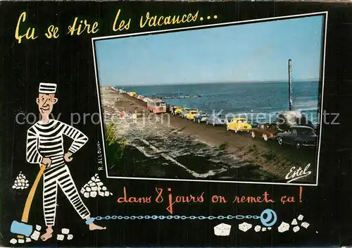 AK / Ansichtskarte Noirmoutier en l_Ile Passage du Gois Noirmoutier en l_Ile