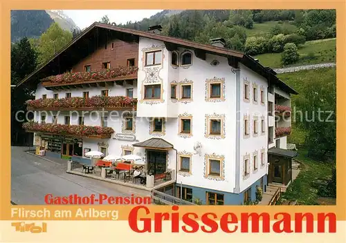 AK / Ansichtskarte Flirsch Gasthof Pension Grissemann  Flirsch