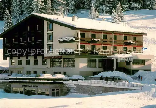 AK / Ansichtskarte Gargellen_Vorarlberg Sporthotel Bachmann  Gargellen_Vorarlberg