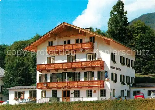 AK / Ansichtskarte St_Wolfgang_Salzkammergut Gasthof Pension B?rglstein  St_Wolfgang_Salzkammergut