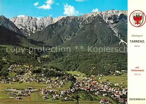 AK / Ansichtskarte Tarrenz Erholungsort Gurgeltal Fernpassstrasse Heiterwand Alpen Fliegeraufnahme Tarrenz