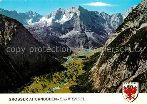 AK / Ansichtskarte Grosser_Ahornboden Eiskarspitze Spitzkarspitze Karwendelgebirge Fliegeraufnahme Grosser Ahornboden