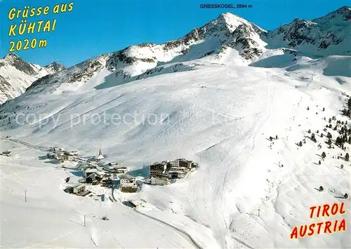 AK / Ansichtskarte Kuehtai Wintersportplatz Alpen Fliegeraufnahme Kuehtai