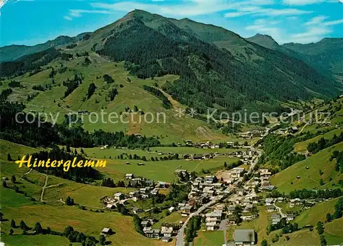 AK / Ansichtskarte Hinterglemm_Saalbach Kitzbueheler Alpen Fliegeraufnahme Hinterglemm_Saalbach