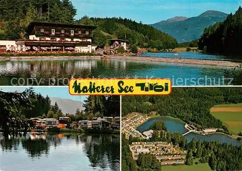 AK / Ansichtskarte Natters_Tirol Erholungszentrum Natterer See Moorstrandbad Campingplatz Natters Tirol