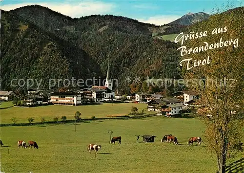 AK / Ansichtskarte Brandenberg_Tirol Gebirgsdorf Erholungsort Rofangebirge Brandenberg Tirol