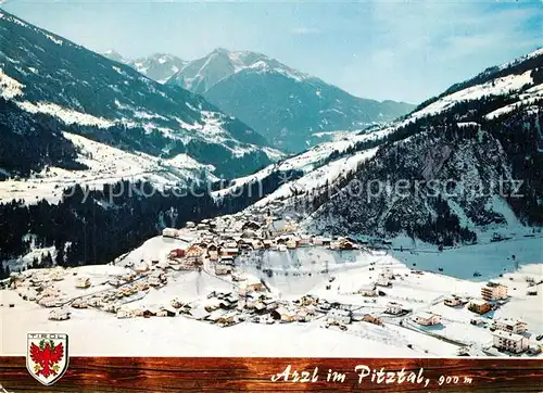 AK / Ansichtskarte Arzl_Pitztal Erholungsort oetztaler Alpen Fliegeraufnahme Arzl Pitztal