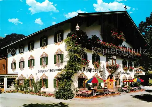 AK / Ansichtskarte Walchsee_Tirol Postgasthof Pension Fischerwirt  Walchsee Tirol