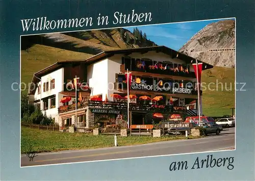 AK / Ansichtskarte Stuben_Vorarlberg Hotel Sportcafe Arlberg Stuben Vorarlberg