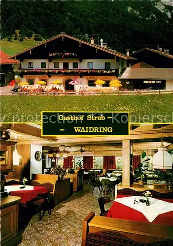 AK / Ansichtskarte Waidring_Tirol Gasthof Pension Strub  Waidring Tirol