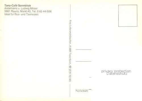 AK / Ansichtskarte Rauris Tanz Cafe Sonnblick  Rauris